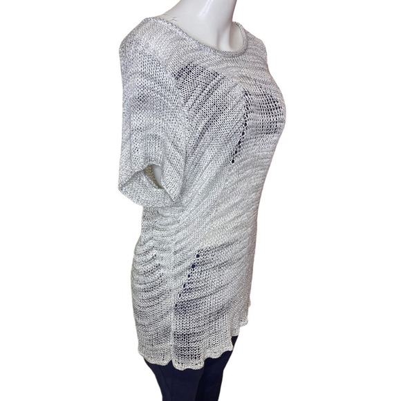 Helmut Lang Open Knit Tunic Sweater /Dress/ Cover-up Size M - Picture 3 of 11